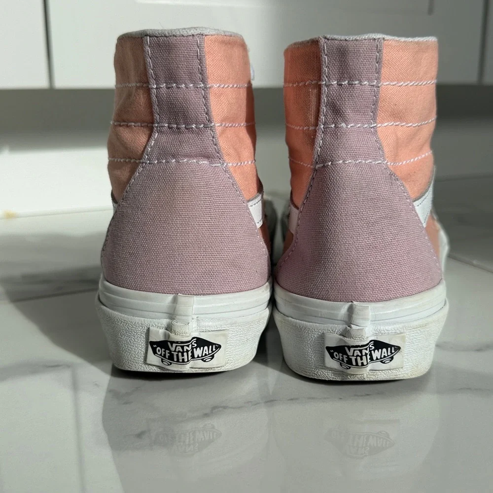 Vans Sk8-Hi Tapered Pastel Block Lace Up Shoes High Top Sneakers Women’s Size 7